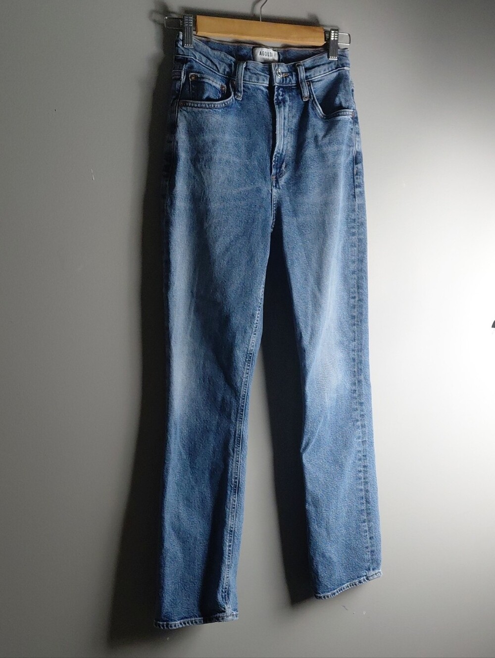 AGOLDE Vintage Wash Preowned Jeans size 24 x 29 high rise